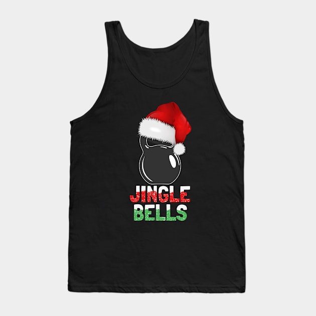 Kettlebell - Jingle Bells Tank Top by Kudostees